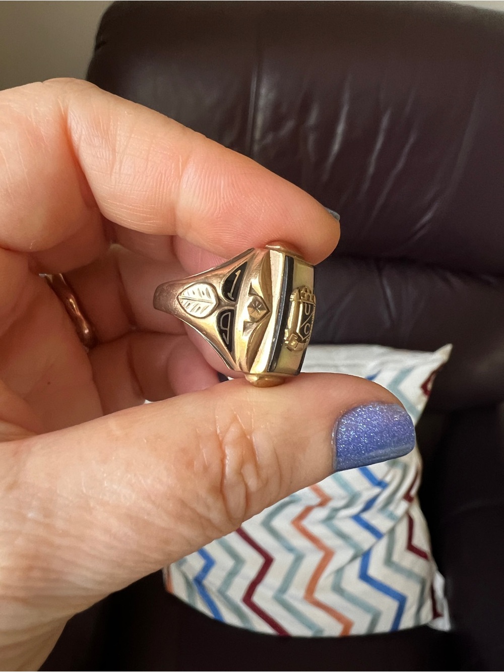 Vintage 10k Gold Class Ring 1958 - Picture 3 of 6